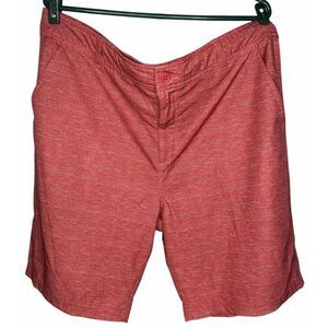 Orageous Shorts mens‎ size large salmon colored with pockets tie waist comfort